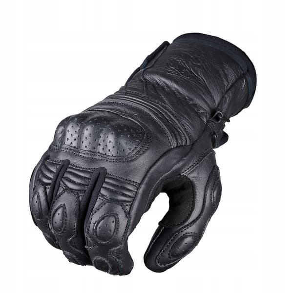 WOLF SAFETY MOTORCYKELHANDSKER LÆDER SORT XL