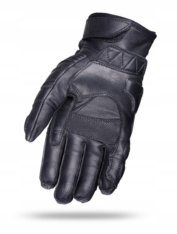 WOLF BANDIT SVART XL LÄDER MC-HANDSKAR