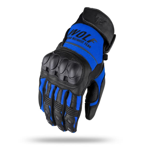WOLF HERRE MOTORCYKELHANDSKER PRO-X BLÅ 2XL - kopi 2