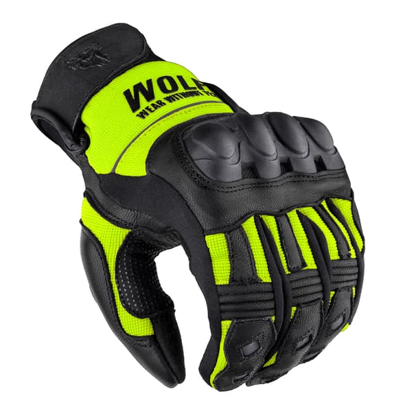 WOLF HERRE MOTORCYKELHANDSKER PRO-X GUL S - kopi 1