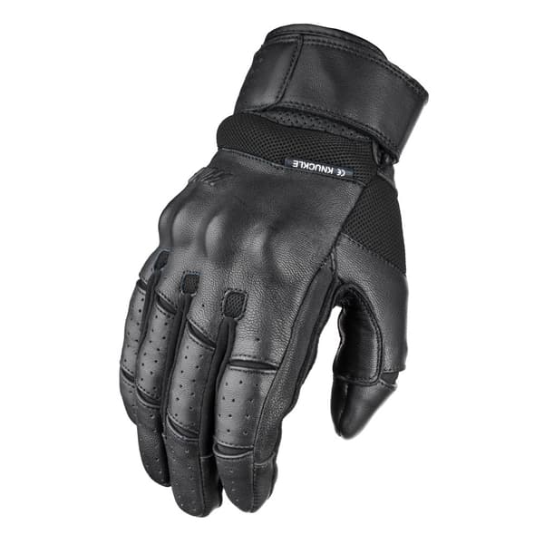 WOLF LÄDER MC HANDSKAR TW60 GUSTO SVART S