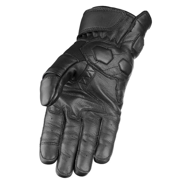WOLF LÆDER MC HANDSKER TW60 GUSTO SORT L