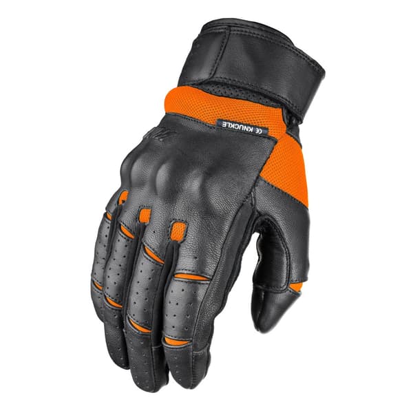 WOLF LÆDER MC HANDSKER TW60 GUSTO ORANGE XL