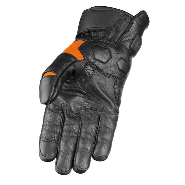WOLF LÆDER MC HANDSKER TW60 GUSTO ORANGE 2XL