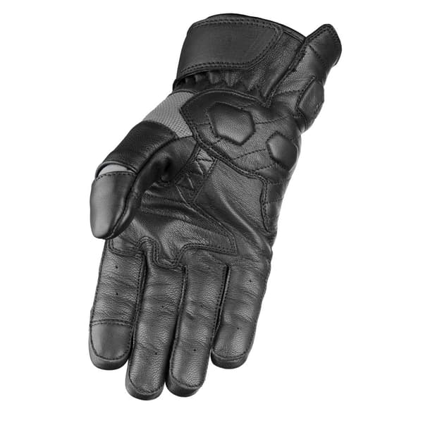 WOLF LÆDER MC HANDSKER TW60 GUSTO GRÅ XL