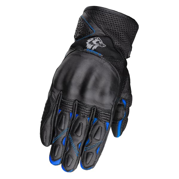 WOLF LÆDERHANDSKER TW67 GOKU AIR BLÅ 3XL