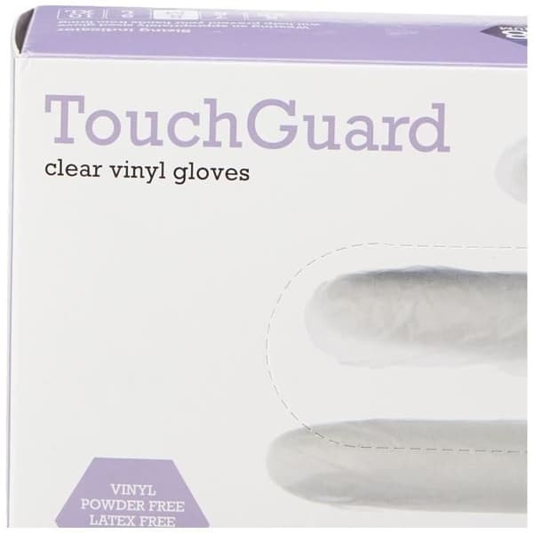 Transparenta Vinylhandskar - Förpackning med 1000 - Storlek M - Varumärke TOUCHGUARD
