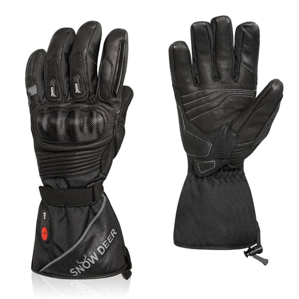 Opvarmede motorcykelhandsker, vandtætte, justerbar temperaturkontrol,Moto handsker SD31, L
