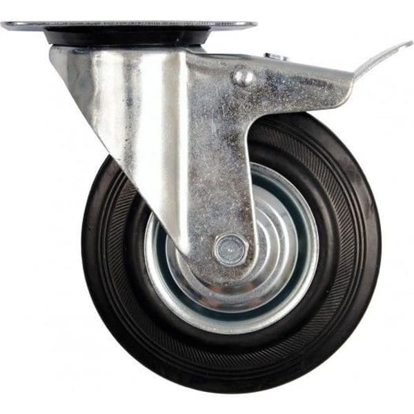 Vorel - 87325 - Svängbar roulette med svart gummi och broms 160mm