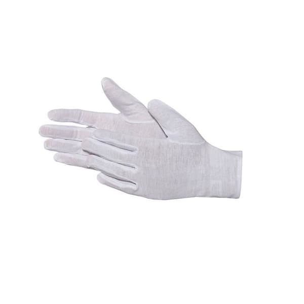 JAH Gant i bomull, Oekotex, extra fin, vit, Storlek 9, 24-pack - 2099