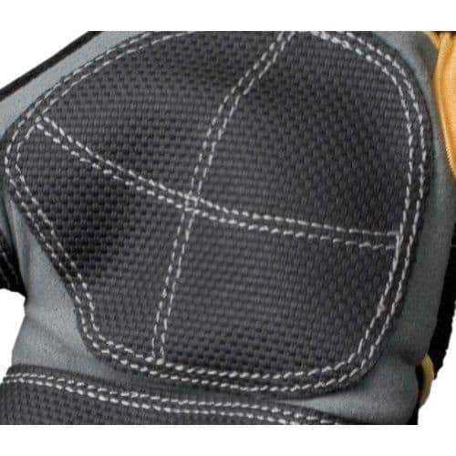 DeWalt FRAMER Half Finger Arbetshandskar Svart/Gul (UK Import)