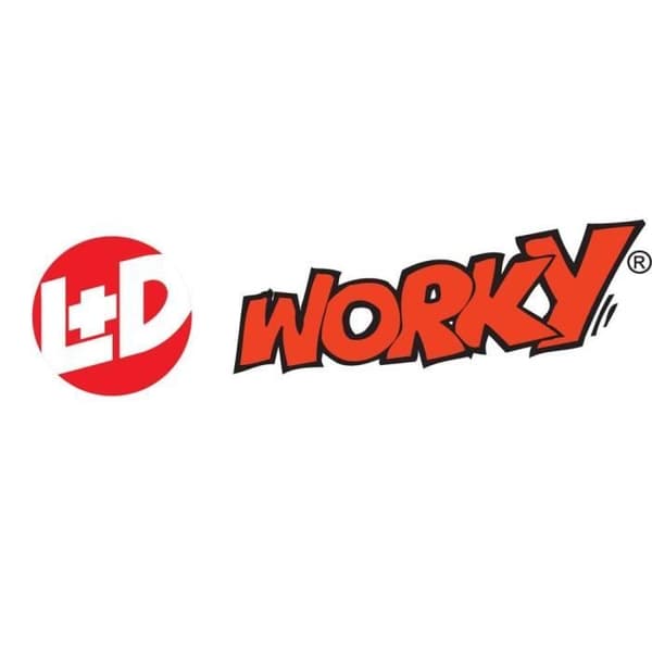 L+D worky 1152-9 skyddshandskar 100% nylon med PU-beläggning EN 388 MEKANISKA FAROR 4131 Storlek 9 (L)