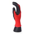Miniatyrbillede 3 af 6: Arbejdshandsker EDM Rød Lycra Nitril Touchpad Industri - 7