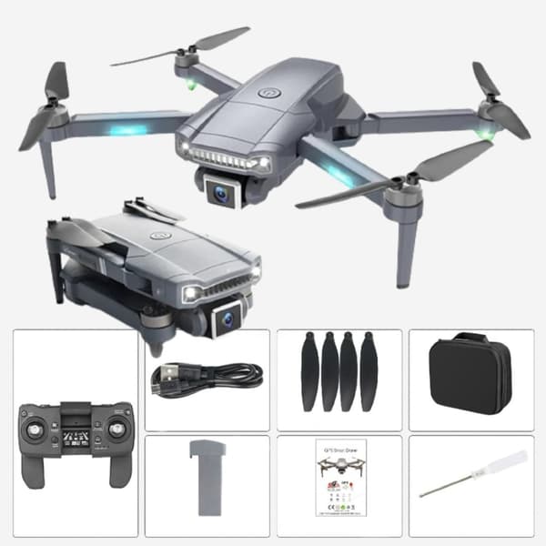 Drönare med HD kamera och 5G RC GPS  2200 mAh batterier för längre flygtid