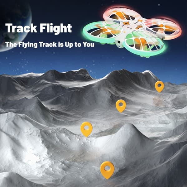 H122 Drönare Drone Neonljus Flygfoto Flygfotografering Quadcopter 2 batterier