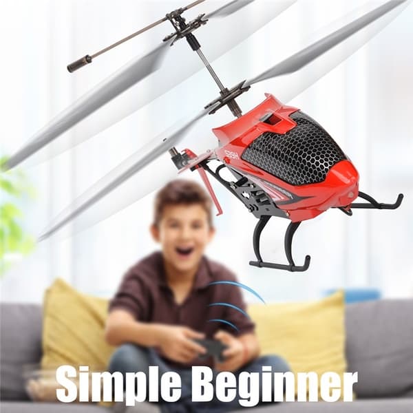Radiostyrd Helikopter Smart Altitud Hold RC 2.4G Trådlös Legerings 2 Batterier