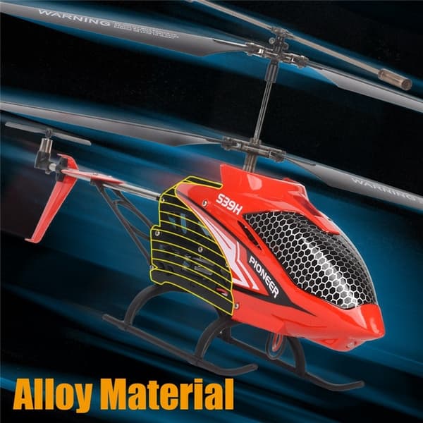 Radiostyrd Helikopter Smart Altitud Hold RC 2.4G Trådlös Legerings 2 Batterier