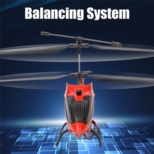 Radiostyrd Helikopter Smart Altitud Hold RC 2.4G Trådlös Legerings 2 Batterier