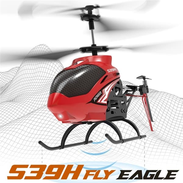 Radiostyrd Helikopter Smart Altitud Hold RC 2.4G Trådlös Legerings 2 Batterier