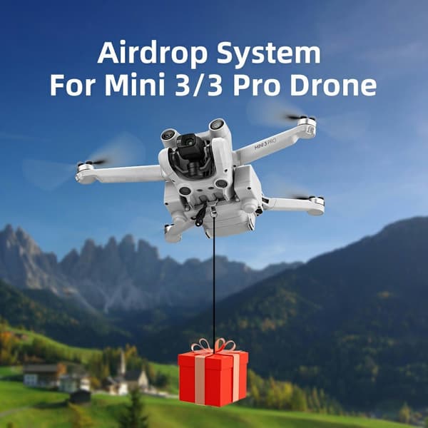 For DJI Mini 3 / Mini 3 Pro Thrower Fjernkontroll Airdrop System Droneutløser