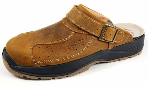 Euroroutier Skyddskläder - ERPTBR - Premium läder Tucson Brown, säkerhetsträskor SB+A+E+FO+SRC