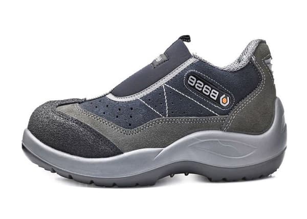 Basskydd - B440-S1-T42/8 -, Mekanisk skyddssko för män och kvinnor, Grå och Blå, Stl.