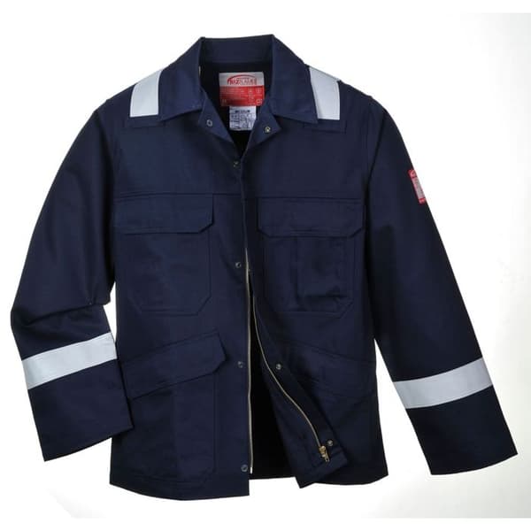 Portwest Bizflame Plus Flame Retardant Jacket - Marinblå