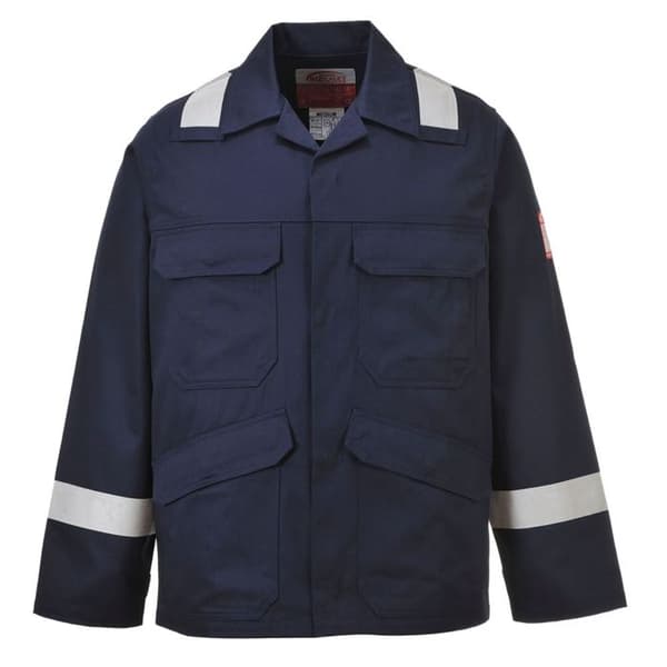 Portwest Bizflame Plus Flame Retardant Jacket - Marinblå