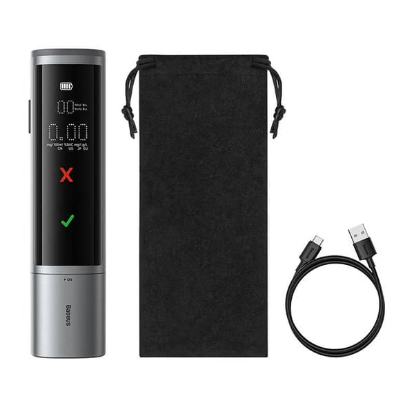 Elektronisk alkometer Baseus SafeJourney Pro (grå)