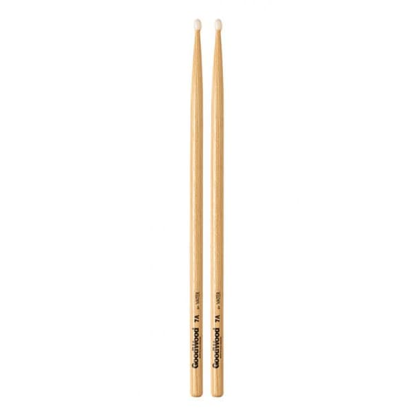 Vater GW7AN - Par av trummpinnar Goodwood Manhattan 7A Hickory - Oliv nylon