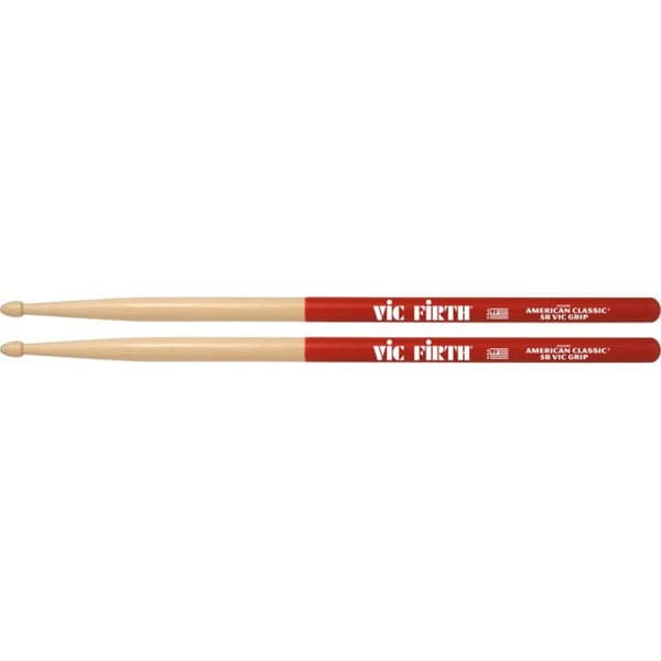 VIC FIRTH AMERICAN CLASSIC GRIP STICS - 5B
