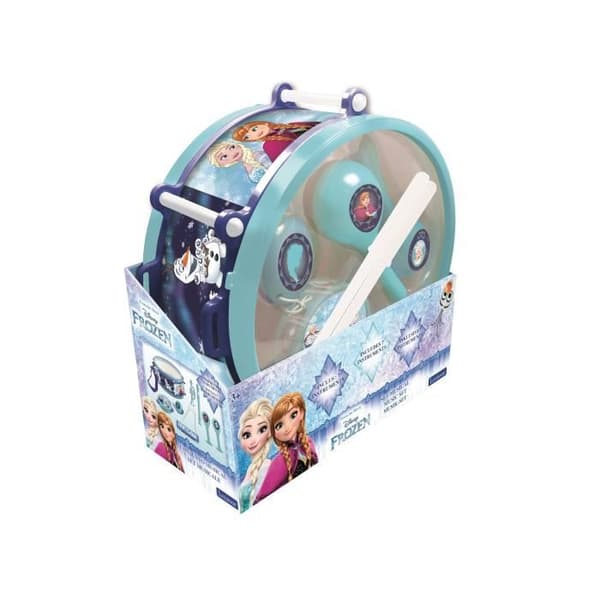 LEXIBOOK - SNOW QUEEN - Lot of 7 Music Musical Instruments - Tambourine - Maracas - Castagnette - Harmonica - Flute a be