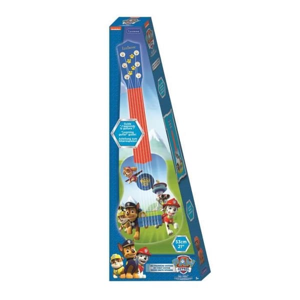 LEXIBOOK - PAT PATROUILLE - Akustisk gitarr för barn - Höjd 53 cm