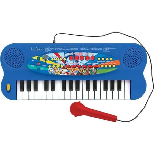 Elektroniskt musiktangentbord med mikrofon (32 tangenter) Paw Patrol