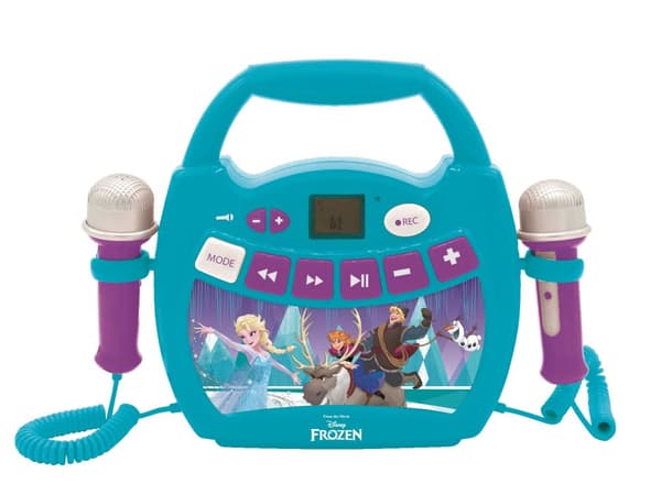 Lexibook - Disney Frozen Light Bluetooth Speaker with Mics and Rechargeable Battery (MP320FZZ)