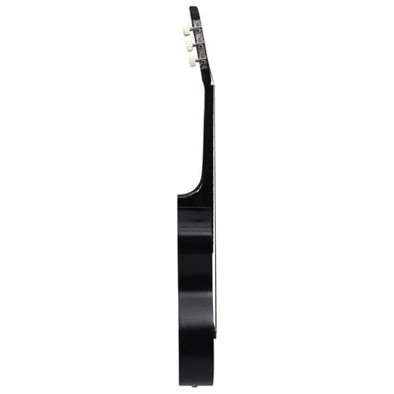 Klassisk Gitarr 12 Delar Svart 4/4 39"