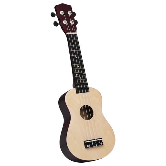 Ukulele Med Väska För Barn Sopran Ljust Trä 23"