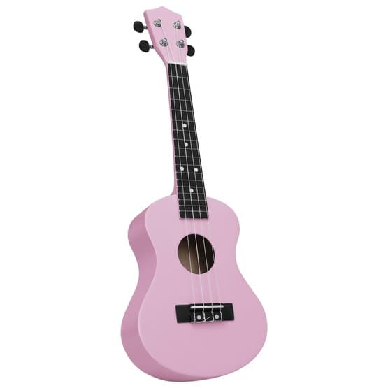 Sopranukulele Med Väska För Barn Sopran Rosa 23"