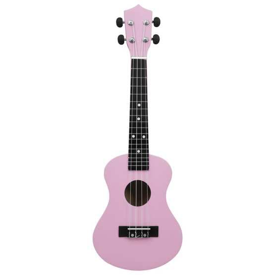 Sopranukulele Med Väska För Barn Sopran Rosa 23"