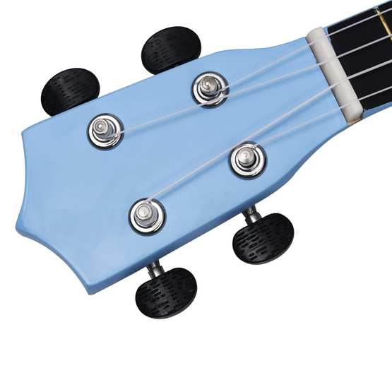 Sopranukulele Med Väska För Barn Sopran Babyblå 23"