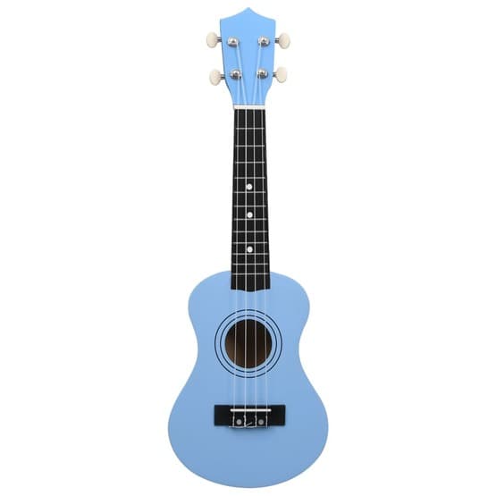 Sopranukulele Med Väska För Barn Sopran Babyblå 21"