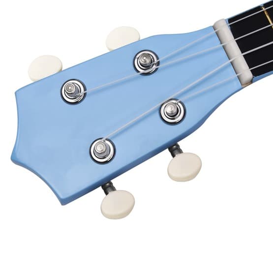 Sopranukulele Med Väska För Barn Sopran Babyblå 21"