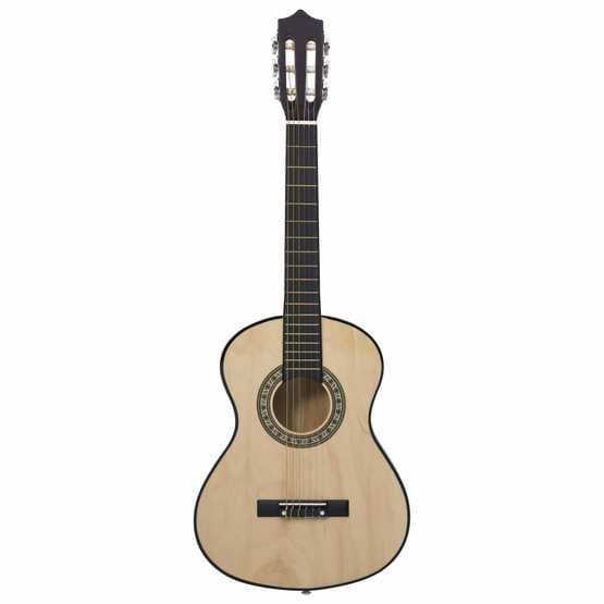 Ljus Gitarr För Barn 8 Delar Klassisk 1/2 34"