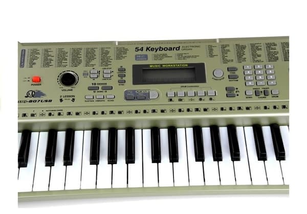 Lelunäppäimistö - USB-sisääntulolla - mikrofonilla