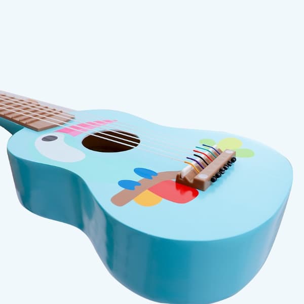Classic World Tukan Gitarr med 6 strängar för barn (från 36 M)