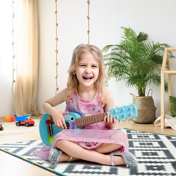 Classic World Tukan Gitarr med 6 strängar för barn (från 36 M)