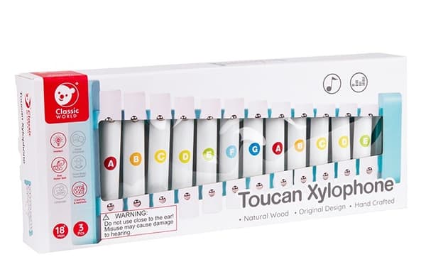 Classic World Tukan Xylofon i trä (från 18 M)