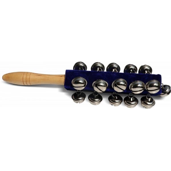 Bjällerträd Schellenbaum musikinstrument, blå 25 cm