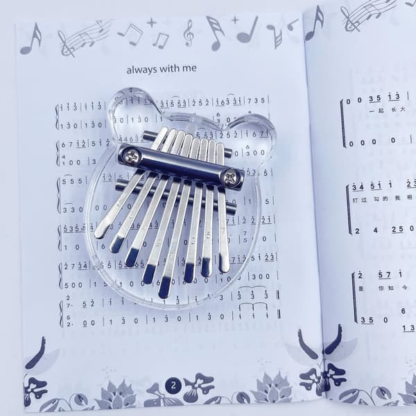 INF Mini Tommel Piano Bærbart Finger Piano bear shape