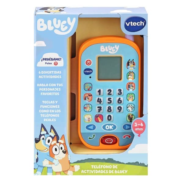 Vtech leksakstelefon för barn - 3480-554622 - Bluey aktivitetstelefon, , Medium